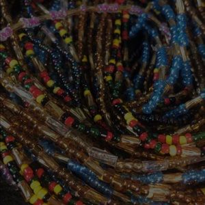 waist beads (different types of designs and colours)